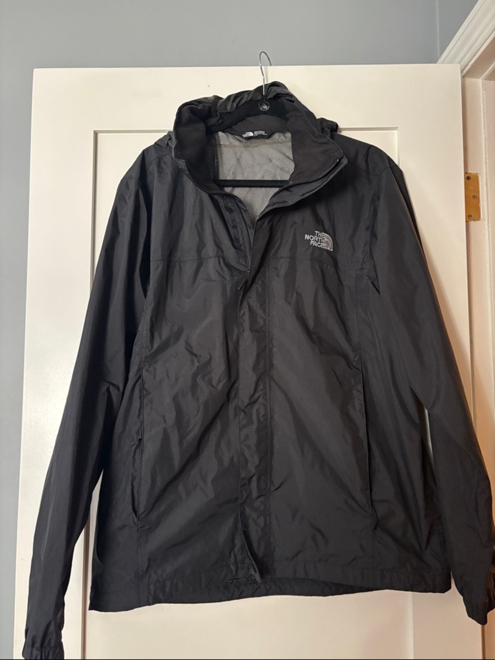 The North Face Black Men's Waterproof Hooded Rain Jacket